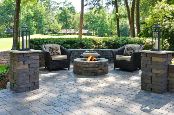 Fire Pit Installation in Lehi