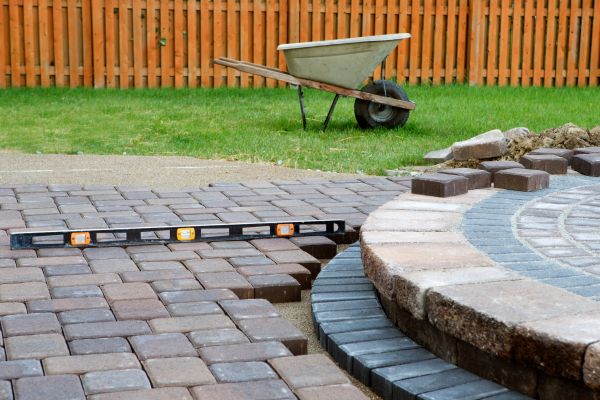Patio Brick Installation in Lehi