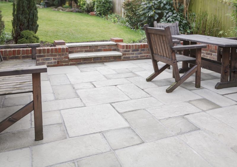 Paver Patio with Seating