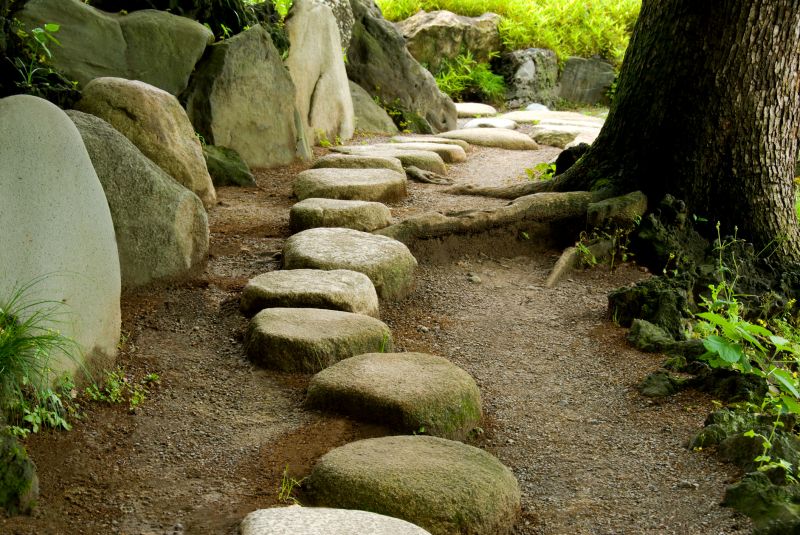 Stone Walkway Installation
